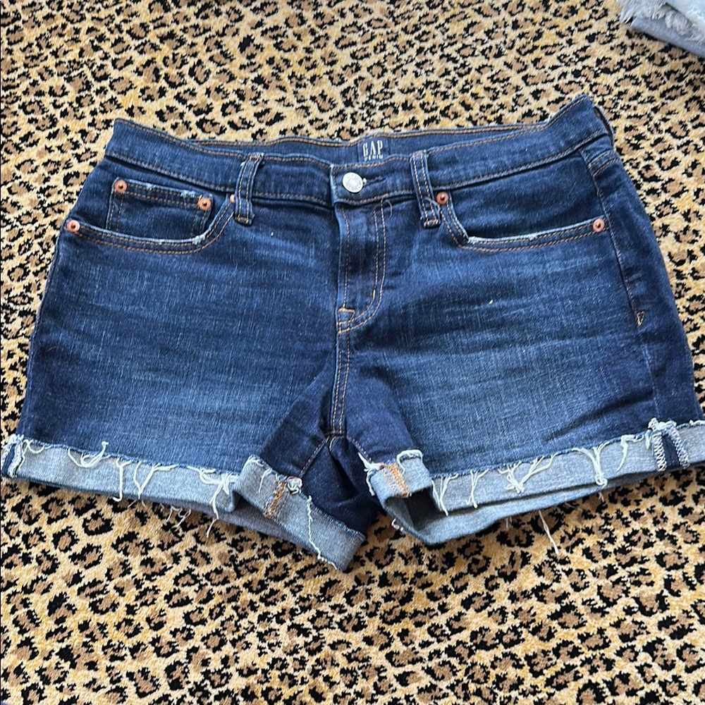 GAP Women's Blue Denim Shorts